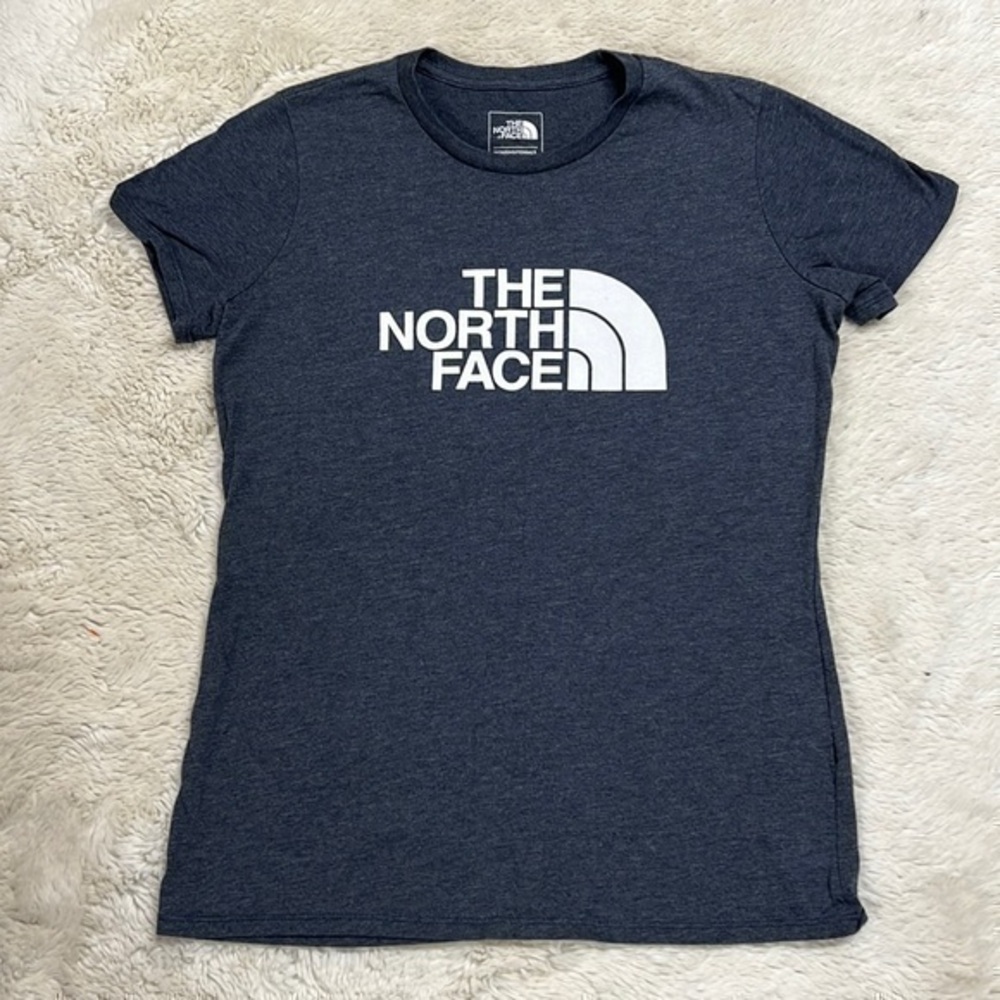 The north face women’s size small T-shirt, blue/gray